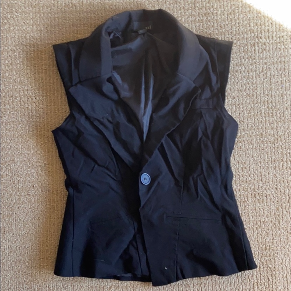 black vest